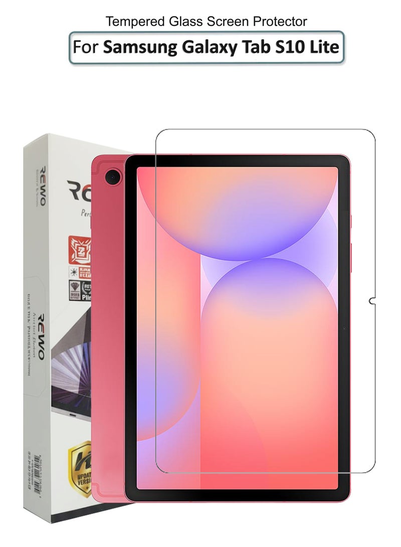 REWO For Samsung Galaxy Tab S10 Lite - 10.9 inches - Tempered Glass Screen Protector - Premium HD Delicate Touch , Higher Transparency , Easy to Install ,Anti-scratch and Bubble-free Screen Protector - Clear - Image 1