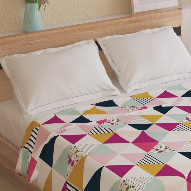 Home Centre Corsica Elegant Microfibre Printed Double Dohar - Image 2