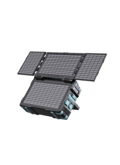 Powerology Portable Solar Power Generator and rechargeable 284W/H 400W QC  Black  - Image 3