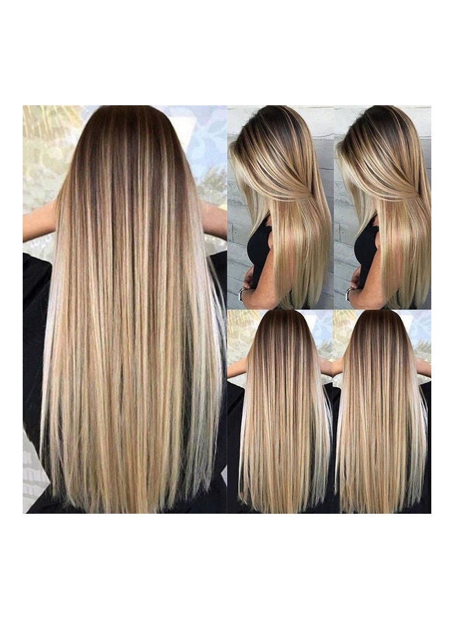 NIBEMINENT Long Straight Hair Wig Blonde 65cm - Image 2