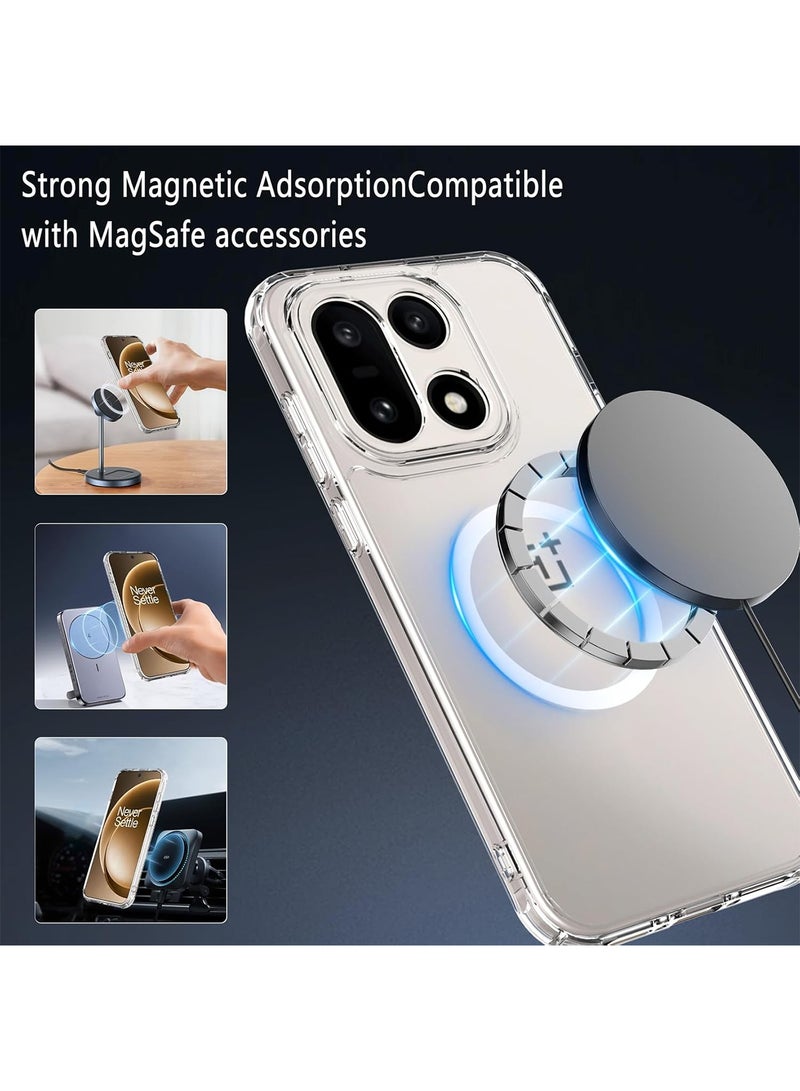 Adando For Oneplus 15 Case, Magnetic Wireless Charging Anti-Drop High Transparency Hard Cover  (Clear) - Image 4