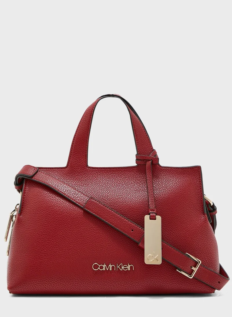 CALVIN KLEIN Neat Belted Shopper