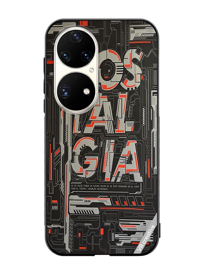 VR CREATIVE Protective Case Cover For Huawei P50 Pro Nostalgia Design Multicolour - Image 1