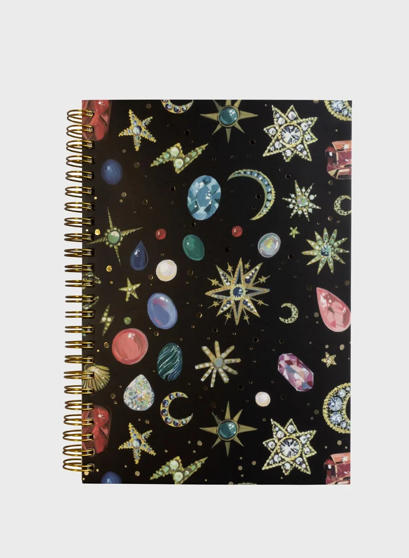 eleanor bowmer A5 Cosmic Spiral Bound Notebook