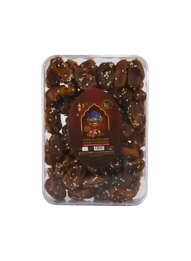 Bintan Al Madina General Trading LLC Luxury Saudi Nutritious Dates with Sesame Topping- 800gms