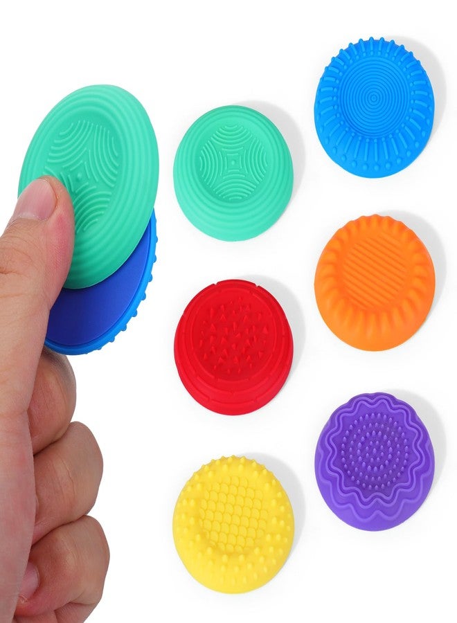 بوسوها ألعاب بوسوها لتخفيف التوتر للكبار - عبوة من 6 قطع من السيليكون، منزلقات لتخفيف التوتر، مناسبة للفصول الدراسية والمكاتب، ألعاب حسية 2 في 1 للسفر، تساعد على التهدئة، وتخفيف التوتر، ومناسبة للأشخاص المصابين بالتوحد واضطراب فرط الحركة ونقص الانتباه، هدايا مناسبة للبالغين من الرجال والنساء - Image 1