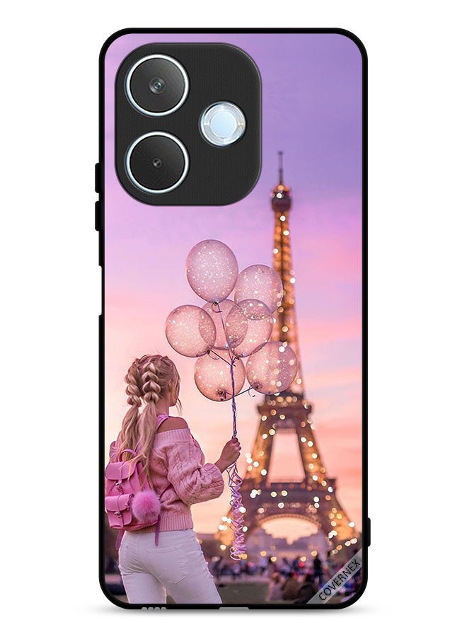 Covernex Oppo A5 Pro Protective Case Cover Girl Holding Balloons - Image 1