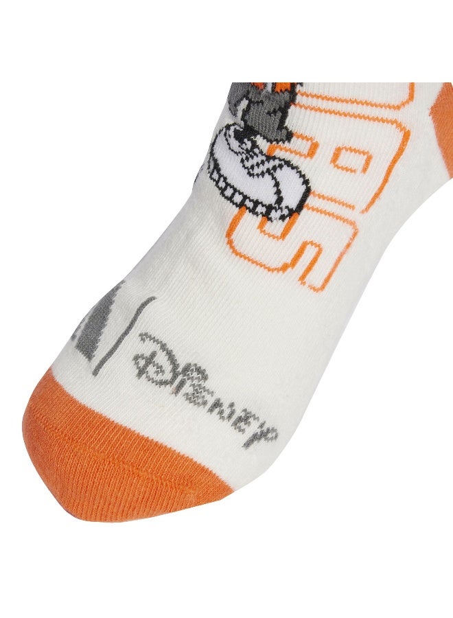 Adidas Lk Dy Mm 3Pp So White Training Socks For Kids 5.5K - 7K - Image 3