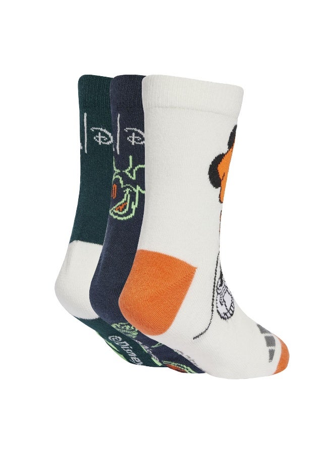Adidas Lk Dy Mm 3Pp So White Training Socks For Kids 5.5K - 7K - Image 2