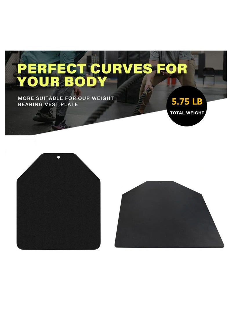 Generic Weight Vest steel Plate 5.75LB, for Strength Training, Running, Heavy Workouts  - Image 5