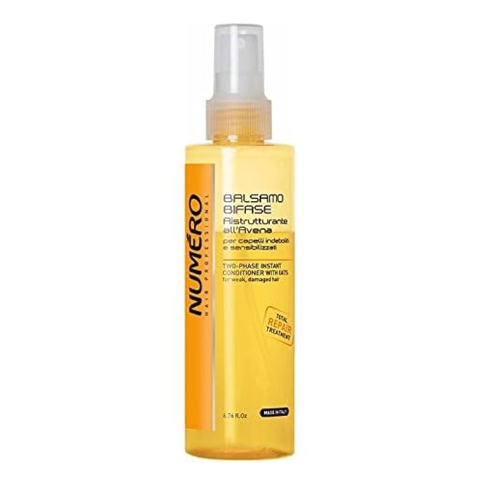 Brelil Numero Instant Two-Phase Oatmeal Hair Conditioner 200 ml./6.7 fl.oz. - Image 2
