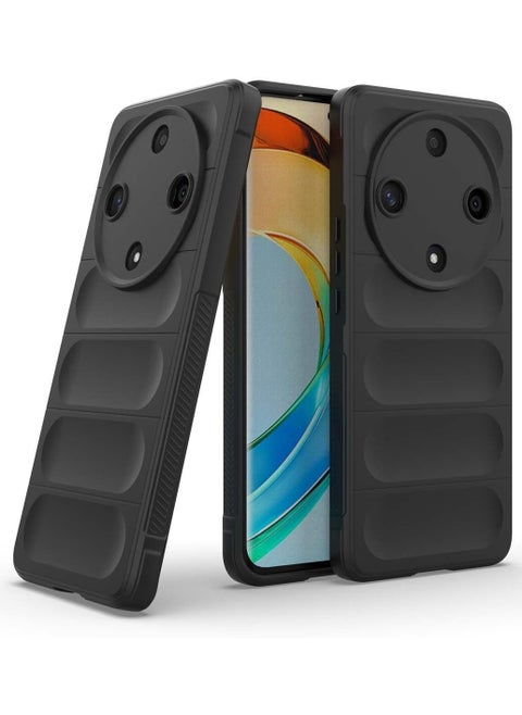 Magic Shield Tpu Silicone Shockproof Phone Case For Honor X9B Black