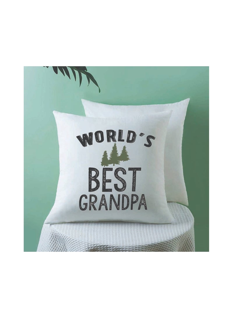 PRINTSHOP4ME Grandpa's Day Special Birthday and Father's Day Throw Pillow 40x40 cm - Perfect Grandfather Gift - Thanksgiving Gift for Grandfather - Grandpa Cushion Cover for Sofa Bed  - Image 4