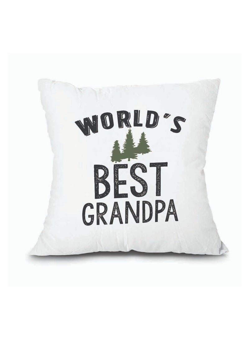 PRINTSHOP4ME Grandpa's Day Special Birthday and Father's Day Throw Pillow 40x40 cm - Perfect Grandfather Gift - Thanksgiving Gift for Grandfather - Grandpa Cushion Cover for Sofa Bed  - Image 2