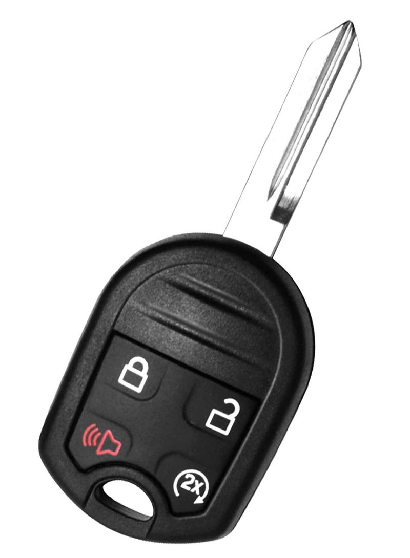 Rubik 4 Buttons Uncut Key Cover for Ford, Mazda, Lincoln, Mercury Replacement Car Keyless Entry Remote Control Key Fob Shell Case - Image 3
