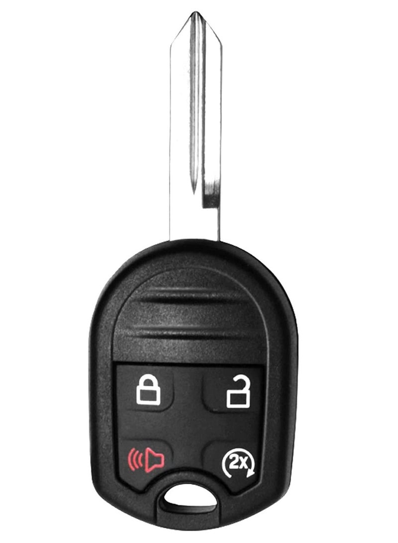 Rubik 4 Buttons Uncut Key Cover for Ford, Mazda, Lincoln, Mercury Replacement Car Keyless Entry Remote Control Key Fob Shell Case - Image 4