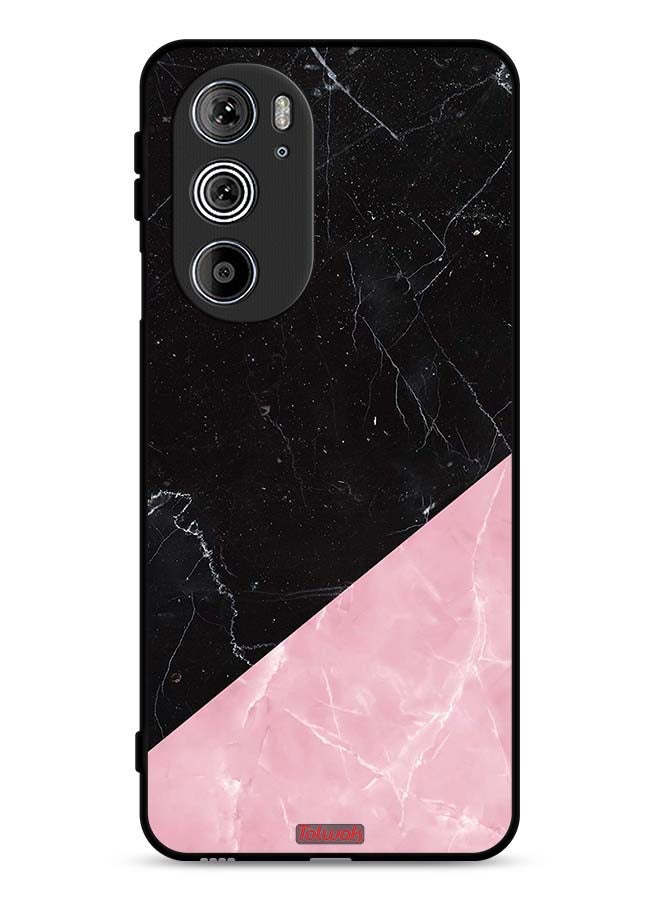 Tolwak Motorola Edge 30 Pro Protective Case Cover Marble Pattern - Image 1