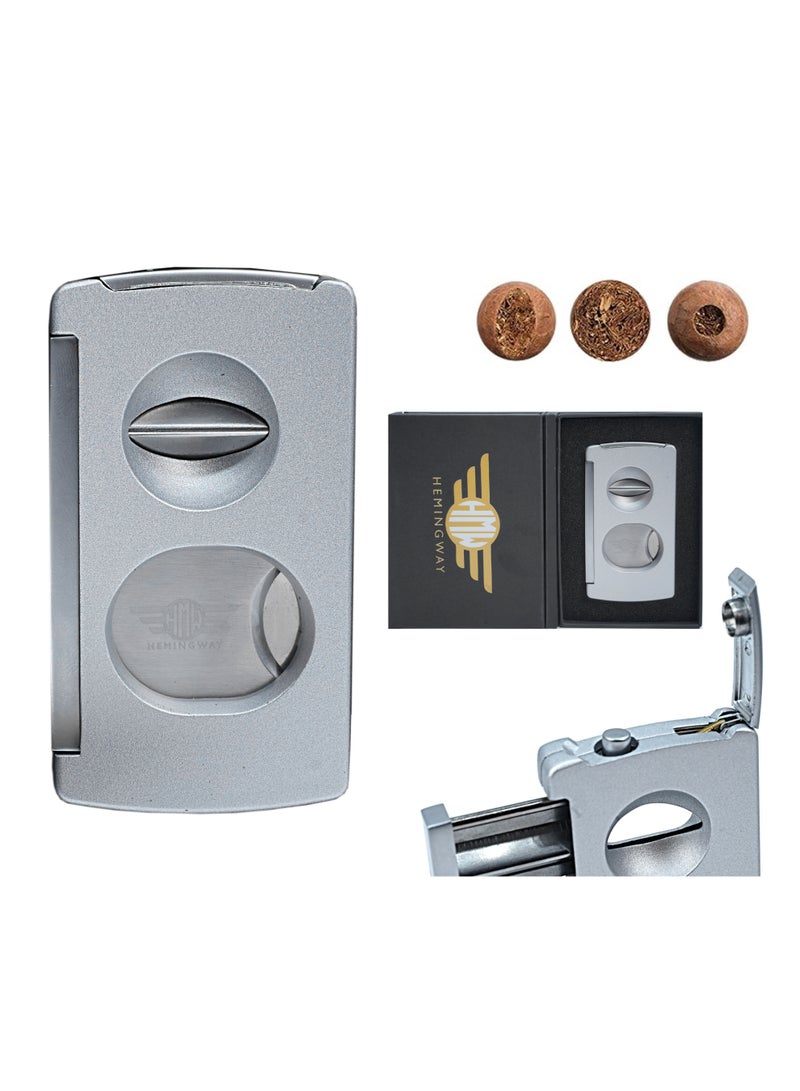 Hemingway Luxury Cutter Stainless Steel V-Cut and Round Cut with Punch - Image 5