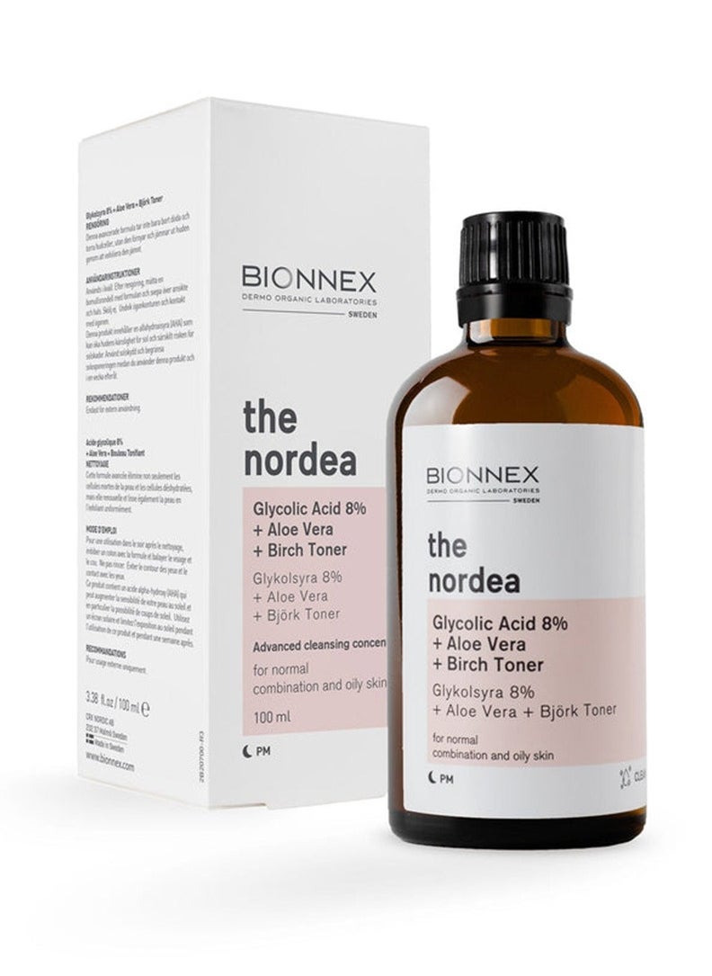 BIONNEX The Nordea Glycolic Acid 8% + Aloe Vera + Birch Toner  - Image 1