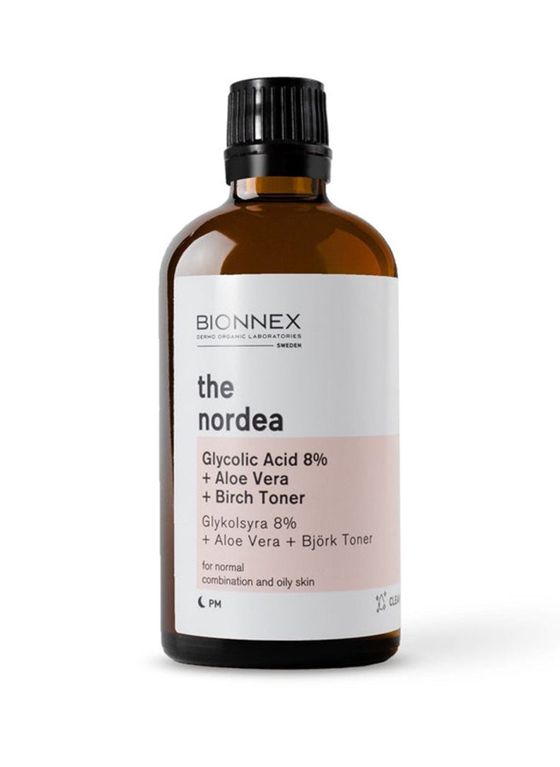 BIONNEX The Nordea Glycolic Acid 8% + Aloe Vera + Birch Toner  - Image 2
