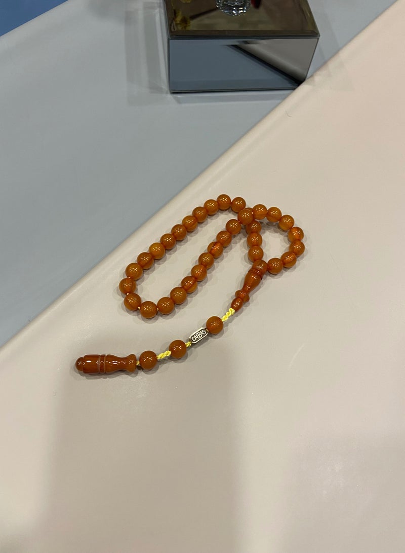 توب كواليتي سبحة رجالية صغيرة من الفاتوران الألماني عدد الخرز 33 - Image 5