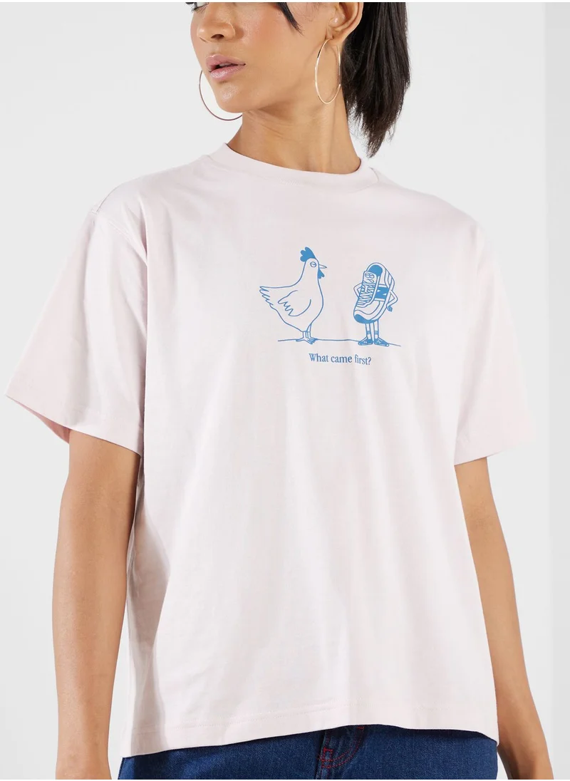 نيو بالانس Chicken Or Shoe Relaxed T-Shirt