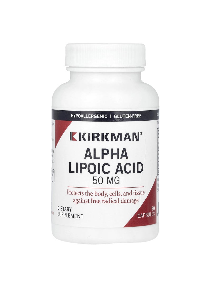 Alpha Lipoic Acid, 50 mg, 90 Capsules