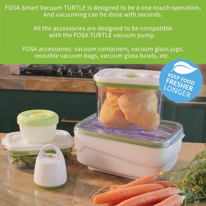 FOSA Vacuum Bread Box 4L (135oz) â€“ Airtight Bread Saver Container for Homemade Loaf, Artisan Bread, Pastries & Food Storage (Pump Sold Separately) - Image 2