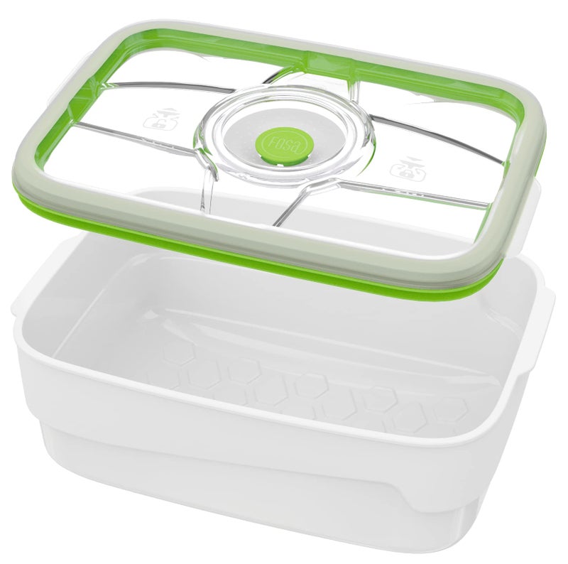 FOSA Vacuum Bread Box 4L (135oz) â€“ Airtight Bread Saver Container for Homemade Loaf, Artisan Bread, Pastries & Food Storage (Pump Sold Separately) - Image 1