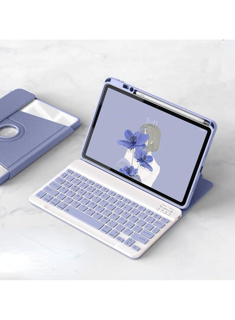 Rotatable Keyboard Case Compatible with Samsung Galaxy Tab S9 FE 10.9 2023 SM-X510 X516B Magnetic for