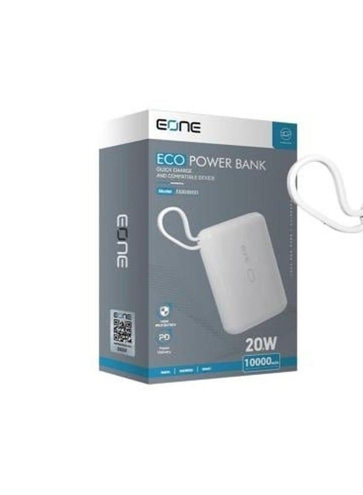 EONE 10000mAh Power Bank – 20W Fast Charging with USB Type-C & Lightning - Image 2