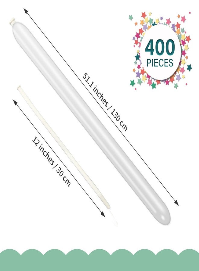 BHUCUTU 400 Pieces 260 Balloons 260Q Long Balloons Clown Balloons 260Q Balloons Long Twisting Balloons for Balloon Animals Latex Twisting Balloons for Birthday Party Decorations (400 Clear) - Image 2