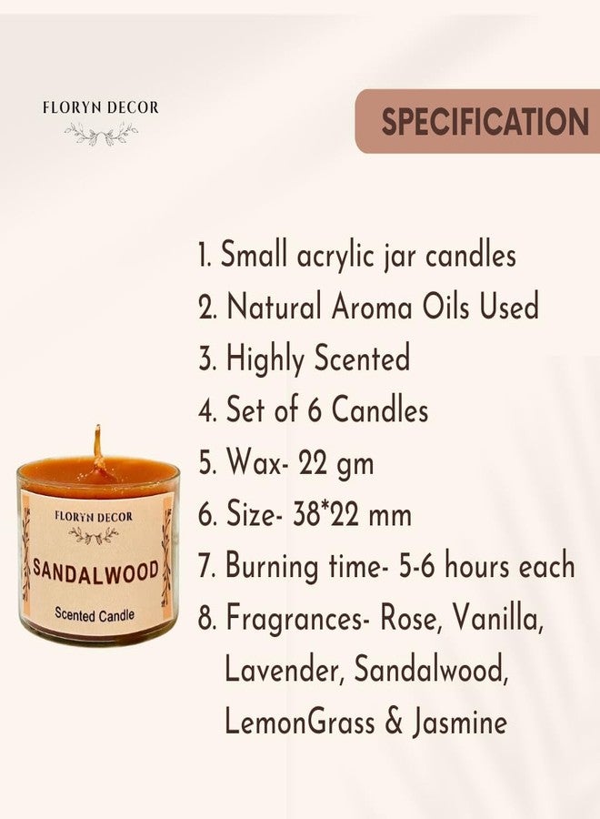 FLORYN DECOR LUXE شموع معطرة صغيرة من فلورين ديكور لوكس لتزيين المنزل | شموع للإهداء والعلاج العطري والديكور | مجموعة هدايا من الشموع المعطرة للرجال والنساء (6) - Image 5