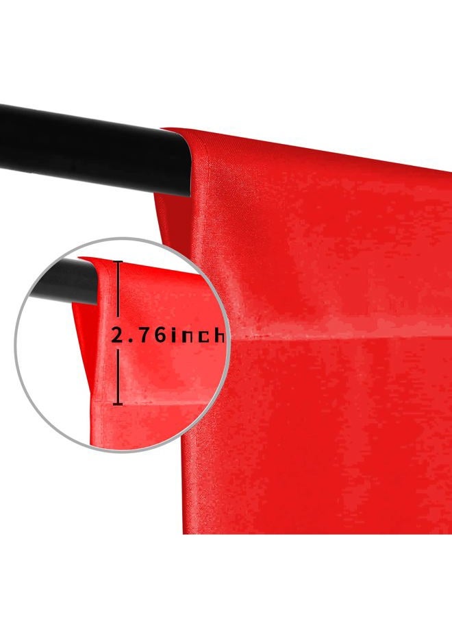 LYLYCTY 5x7ft Photography Studio Non-Woven Bright Red Backdrop - Solid Color Simple Background LY092 - Image 5