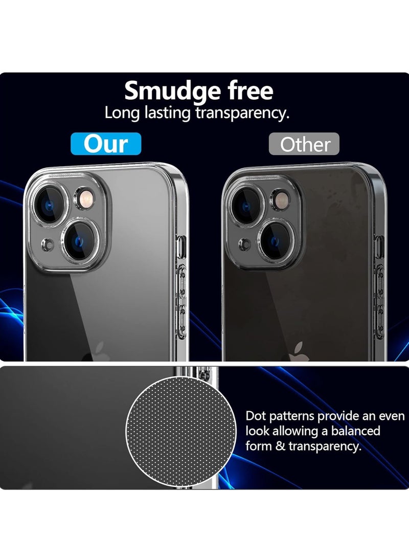 DUSALA Case Compatible with Iphone 14 Case with Camera Protection, TPU Silicone Crystal Clear Soft Cover Flexible Transparent Shockproof Case Cover For Iphone 14 5G - Image 3