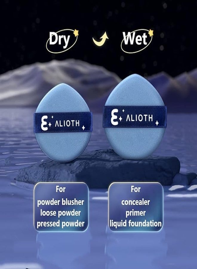 LOVHIDE Constellation Makeup Puff Set - 7 Pcs Face Powder & Foundation Blending Sponge with Storage Box | Soft Reusable Cosmetic Puffs for Smooth Application & Touch-Ups | Travel-Friendly Beauty Tools Kit - Image 5