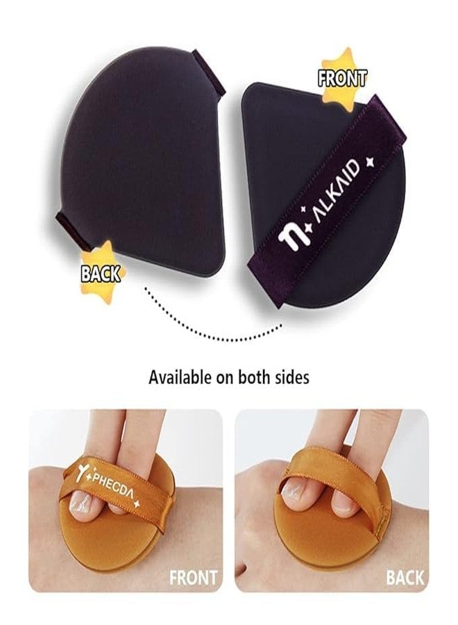 LOVHIDE Constellation Makeup Puff Set - 7 Pcs Face Powder & Foundation Blending Sponge with Storage Box | Soft Reusable Cosmetic Puffs for Smooth Application & Touch-Ups | Travel-Friendly Beauty Tools Kit - Image 2