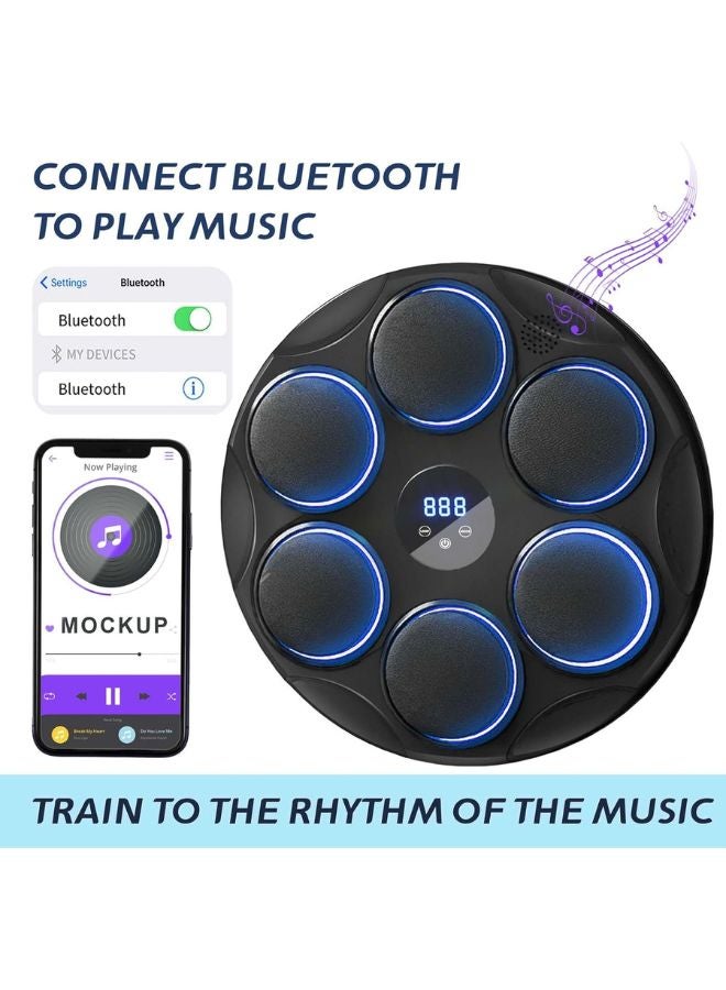 Generic Music Boxing Machine, Boxing Equipment with Boxing Gloves, Boxing Machine Wall Mounted Music Bluetooth Trainer Punching Workout Machine for Adults - Image 3
