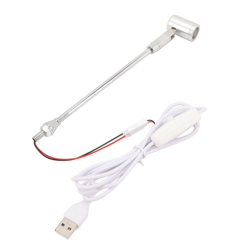 Led Spotlight: 1W Natural Light, Adjustable Head Design - Sturdy Aluminum Alloy Construction, Display Cabinet Light for Home Vanity, Jewelry Showcase, Painting Display - Image 1