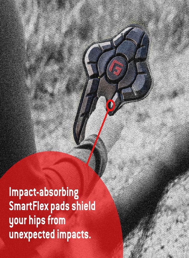 G-Form MX Detachable Hip Protector - Flexible Hip Protection for Mountain Biking & Moto Sports - Detachable Hip Protector Pads for Athletes - Sweat Proof & Waterproof Hip Pads - Black, L/XL - Image 5