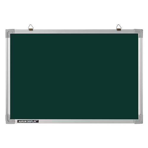 Aurum display Classic Light Weight Aluminium 2in1 whiteboard and Chalkboard (1.5 x 2 Feet) for Office, Home & School (60x45cm Pack of 1) - Image 4