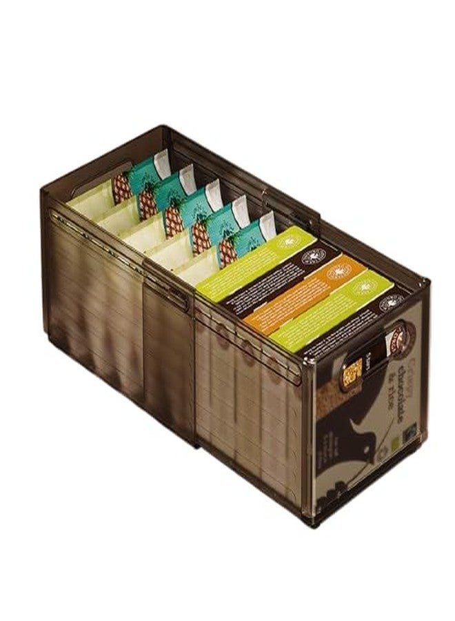 Swaroop mart Stackable Foldable Slider Storage Box Multipurpose Adjustable Organizer for Home & Kitchen Accessories - Image 1