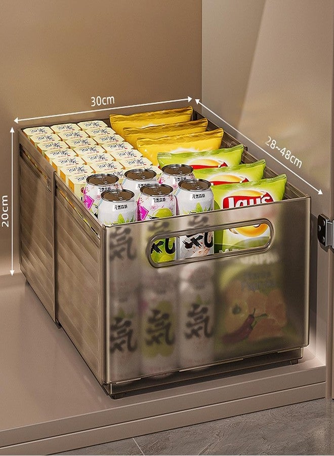 Swaroop mart Stackable Foldable Slider Storage Box Multipurpose Adjustable Organizer for Home & Kitchen Accessories - Image 5