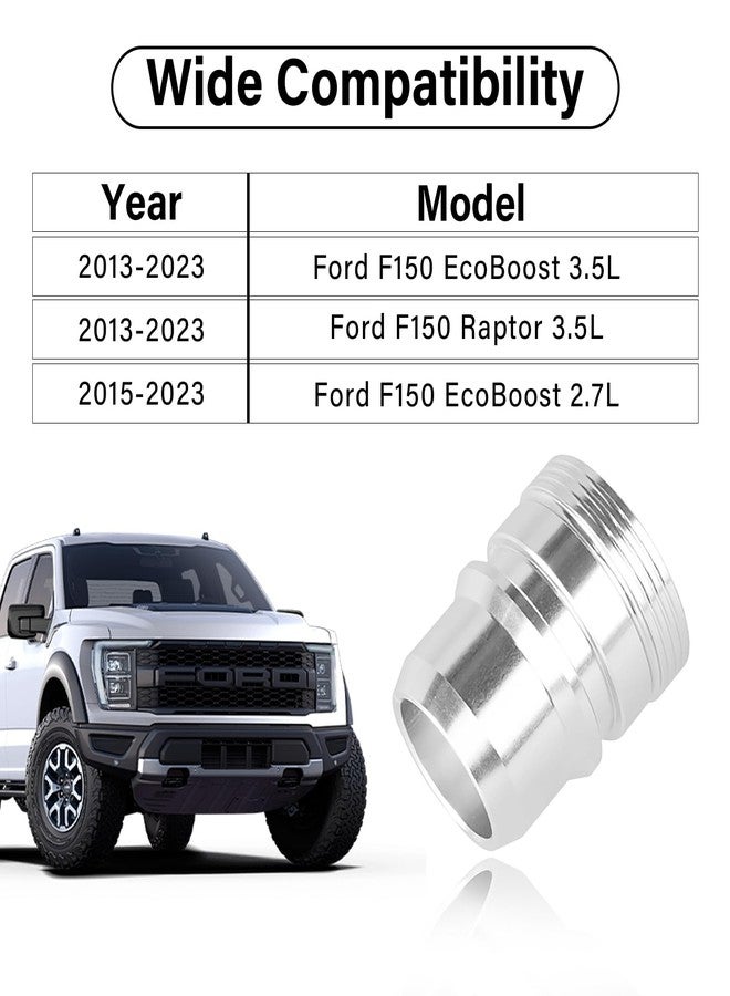 NIULPFZTK Silvery Blow Off Valve Mod, Vent to Atmosphere (VTA) Mod Plug for Ford F150 EcoBoost/Raptor 2.7L 3.5L 2013-2023 for F150 Accessories - Image 3