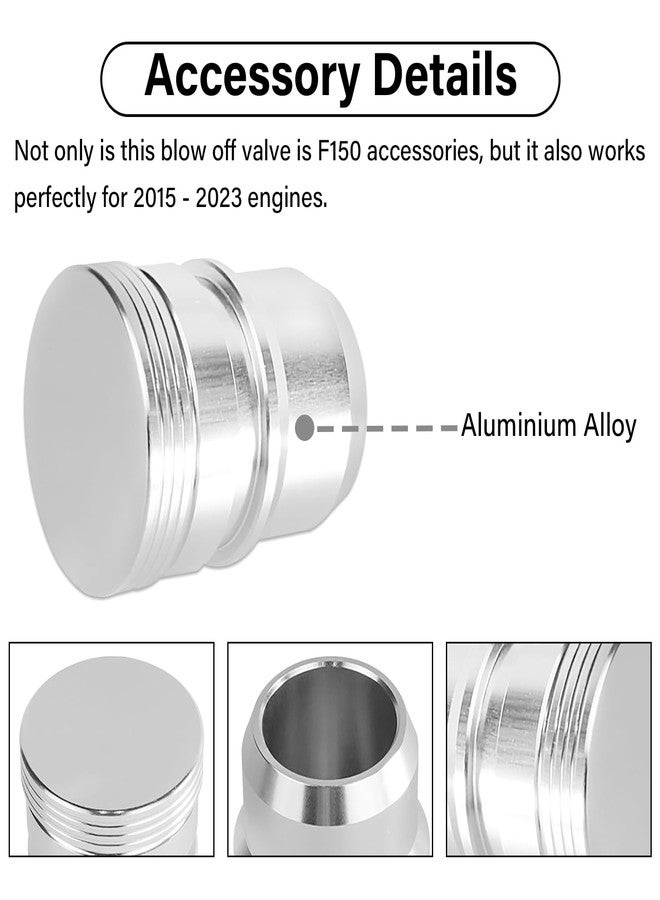 NIULPFZTK Silvery Blow Off Valve Mod, Vent to Atmosphere (VTA) Mod Plug for Ford F150 EcoBoost/Raptor 2.7L 3.5L 2013-2023 for F150 Accessories - Image 5