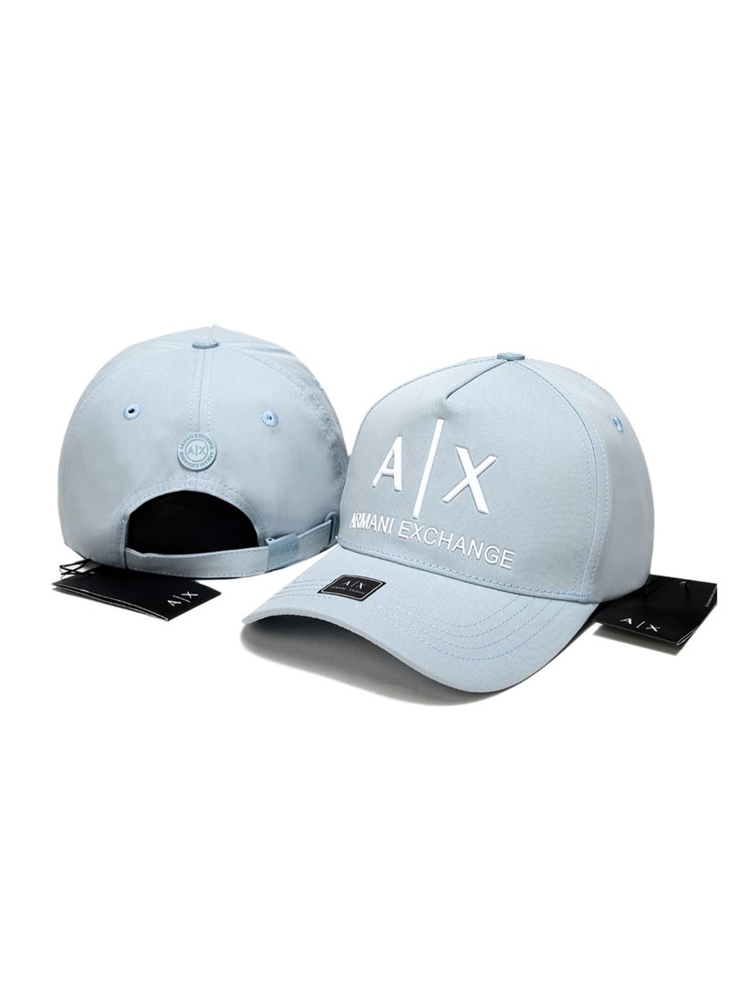 قبعة بيسبول زرقاء فاتحة من أرماني إكستشينج