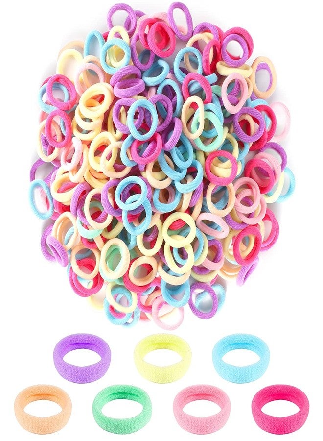 HRBS Multi Color Hair Holder Tie Soft Tiny Small Elastic Rubber Bands Braiding for Kids Girls, Mini Rubber bands Ties For Girls And Women (Multicolor) Pack Of 50 For All Day Hairstyle. - Image 2