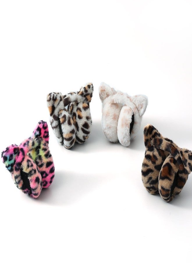 MEJORMEN Cute Animal Earmuffs - Foldable Ear Warmers, Winter Warm Plush Outdoor Covers With Cat Ears - Image 5