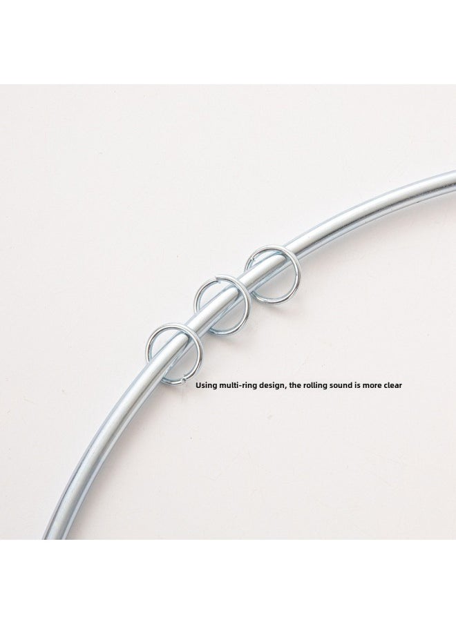 Solid Rolling Hoop 38cm50cm Push Hoop Traditional Nostalgic Toy Hoop Kidsren's Outdoor Kindergarten Rolling Hoop-Specifications:38 Flat Iron Ring  - Image 3