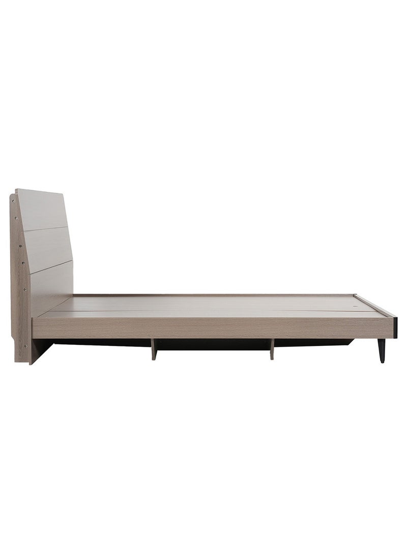 ROYALOAK Athens King Bed , MDF With Melamine Finish , Slanting Headboard, Comfort Back Support, Modern Design, Durable & Long Lasting, Sturdy Base - Image 5